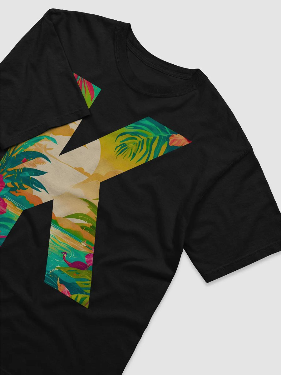Tropical Sunset Paradise T-Shirt (Letter-K) product image (5)