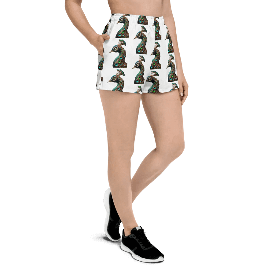 Peacock Pride Athletic Shorts product image (6)