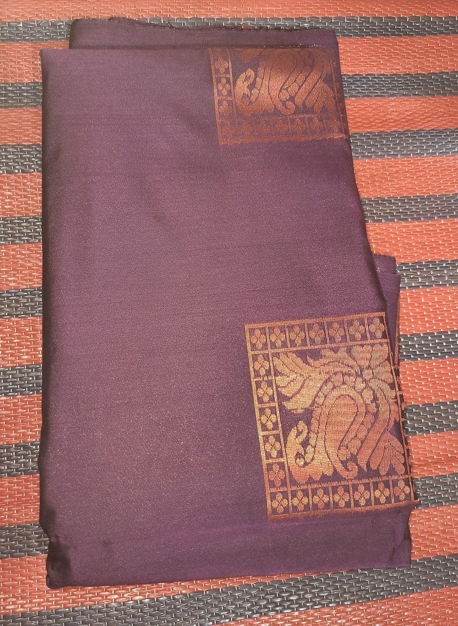 Silk Saree Lavender product image (1)