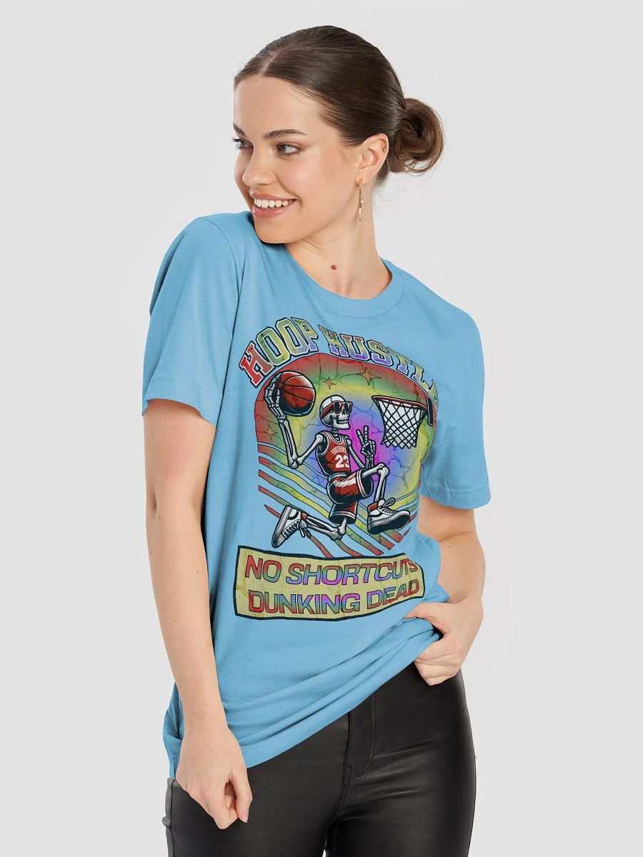 Hoop Hustler No Shortcuts Dunking Dead T-Shirt product image (5)
