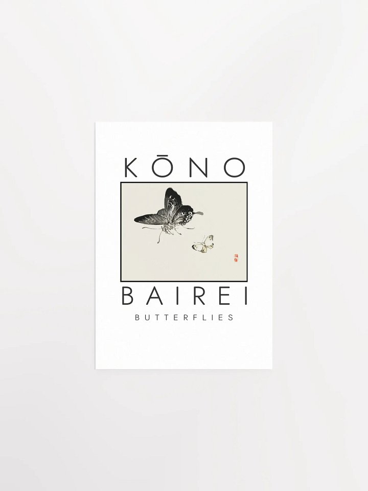 Kono Bairei Butterflies Poster product image (2)