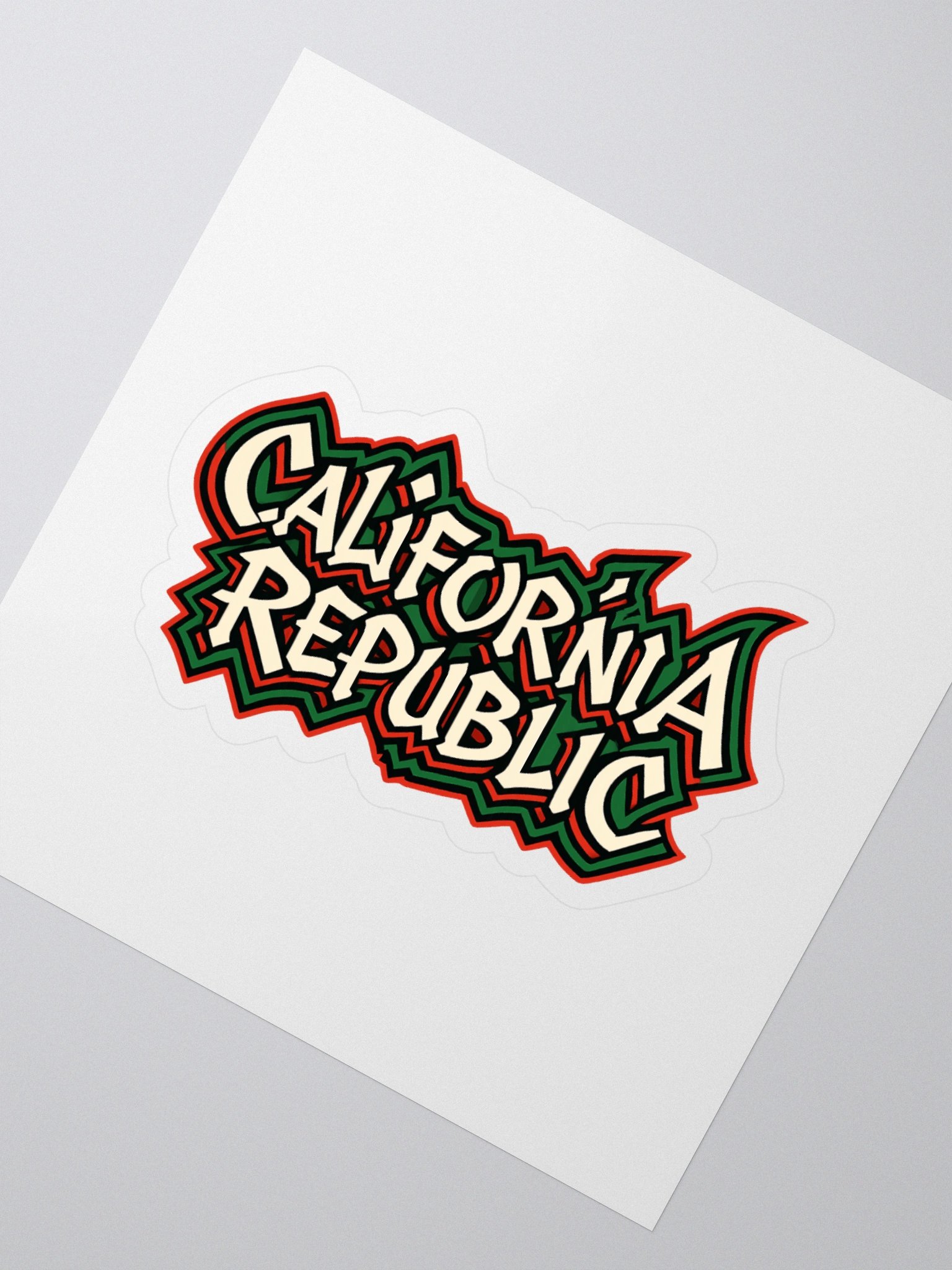 California Republic Graffiti Sticker product image (2)