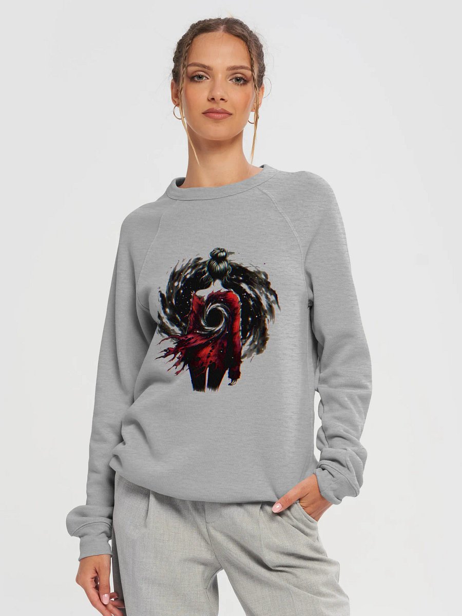 Entering the Void Unisex Sponge Fleece Raglan Sweatshirt product image (21)