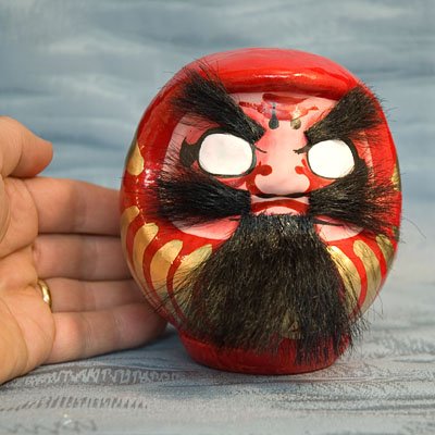 Bearded Daruma - 4.7 inch Japan Zen Buddhist Bodhidarma product image (5)