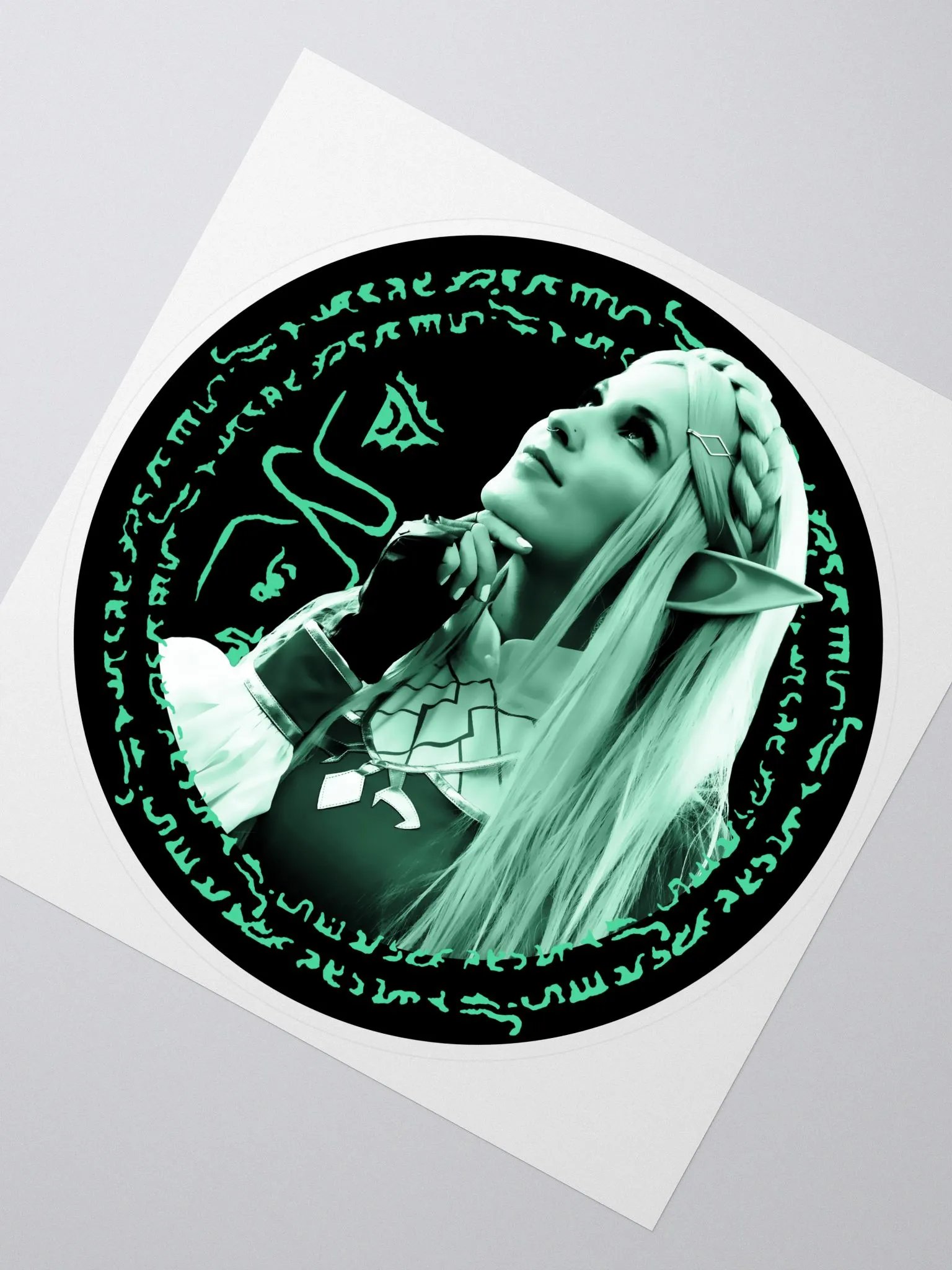 MayLouuu Zelda Cosplay Sticker (Green) product image (2)