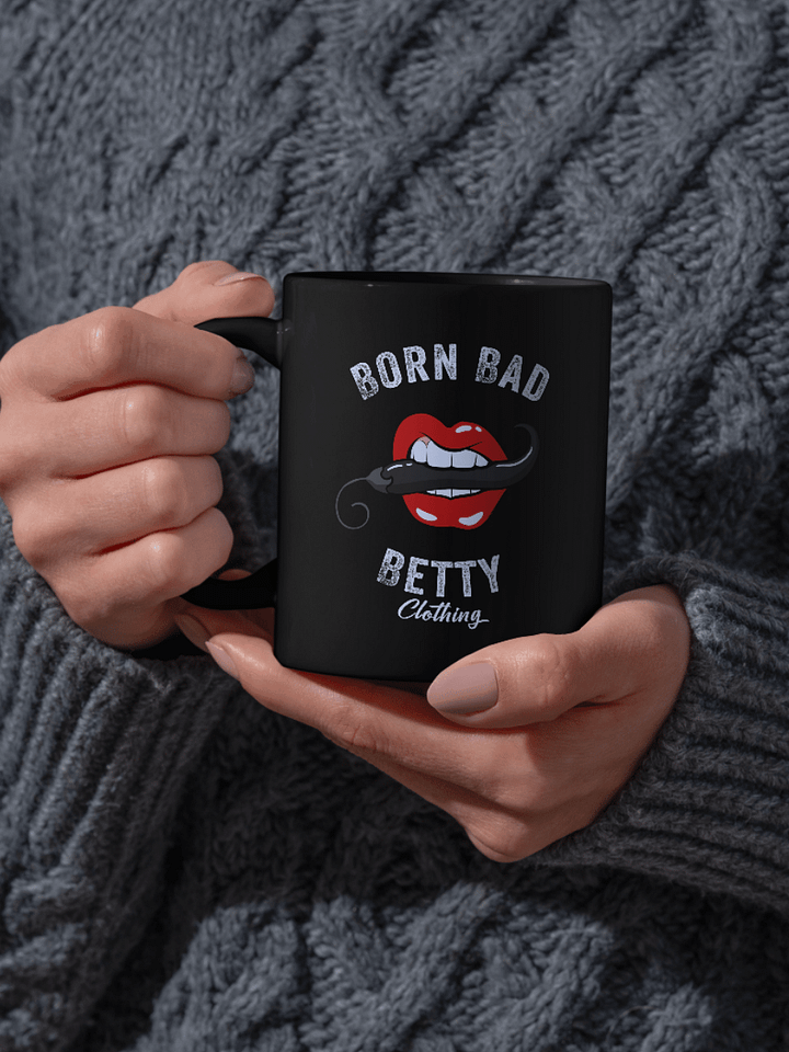 Bite Me Black Glossy Mug product image (1)