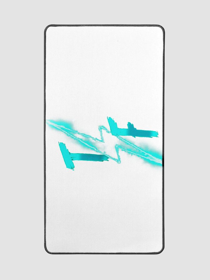Neon Thunderbolt Desk Mat product image (2)