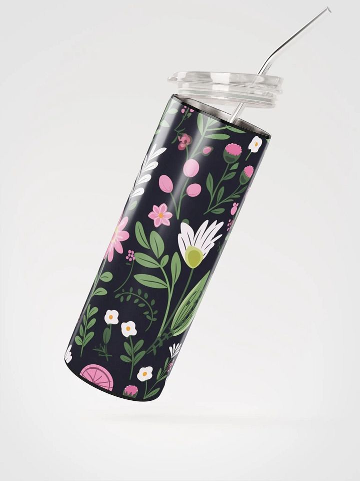 Insulated Night Pastel Colorful Floral Stainless Steel Tumbler | Stylish & Durable product image (2)