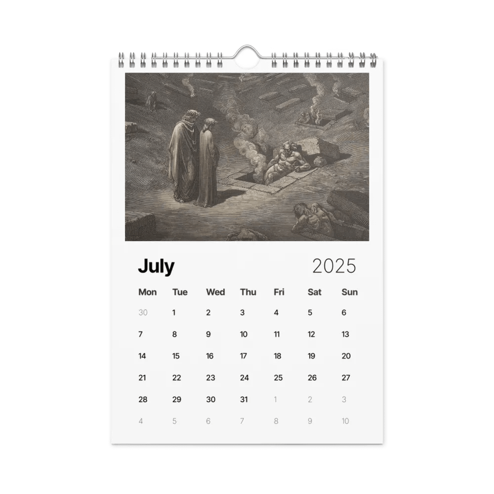 INFERNO 2025 calendar! product image (8)