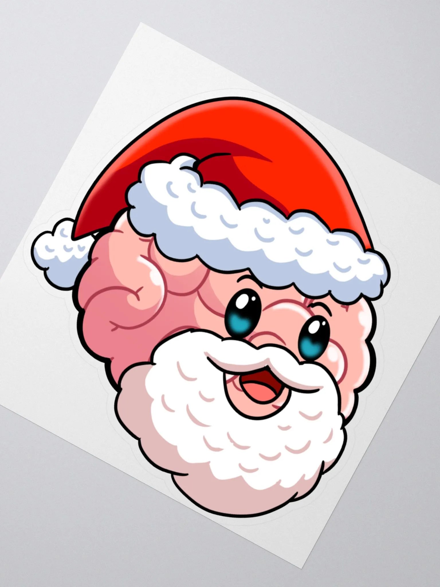 Santa Brain Kiss Cut Stickers product image (6)