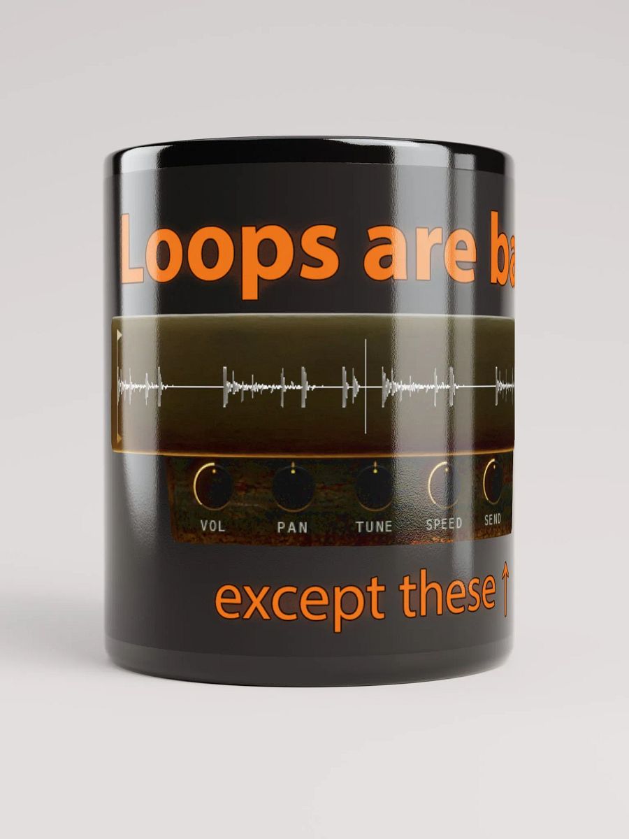 Loops are bad! Black Coffee cup product image (5)