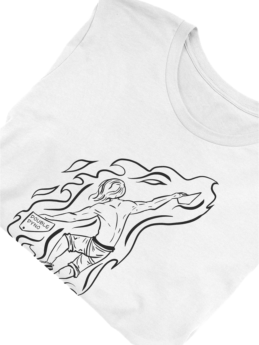 Fire dyno rock climber T-shirt product image (3)