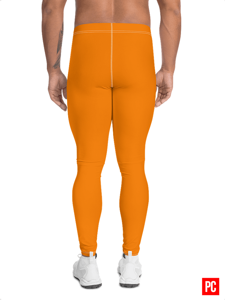 Plain Color Orange Leggings product image (2)