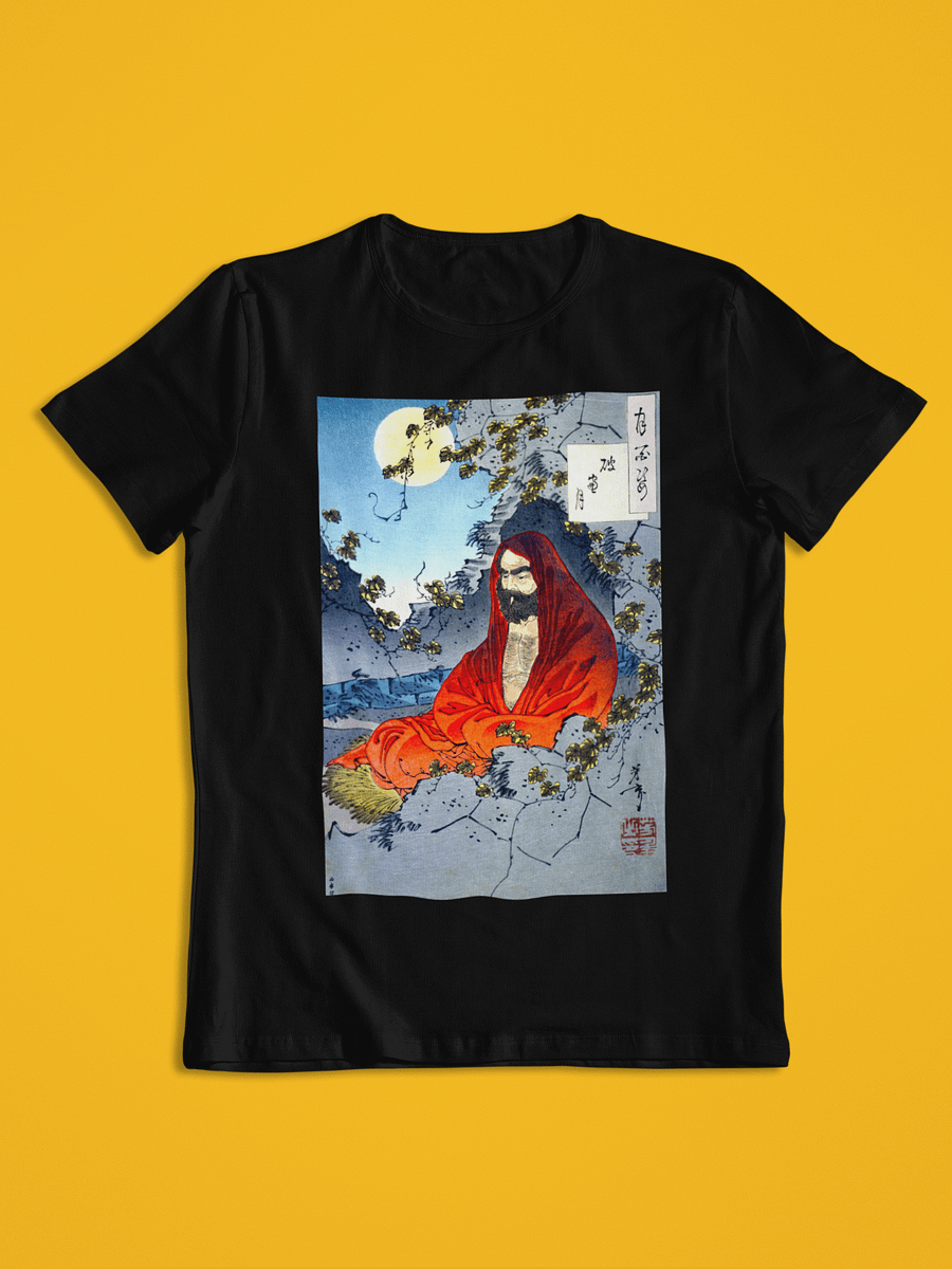 The Moon Through a Crumbling Window Yoshitoshi Japanese Ukiyo-e Unisex T-Shirt product image (1)
