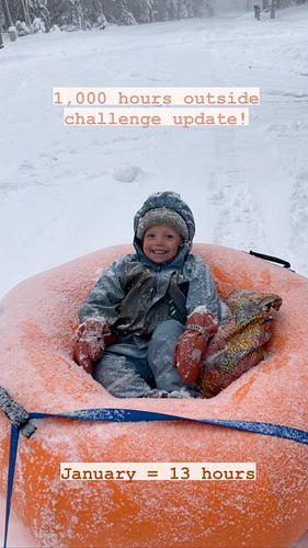 @1000hoursoutside update! In January we set off the on 1,000 hours outside challenge to try and have Mabel outside at least 1...