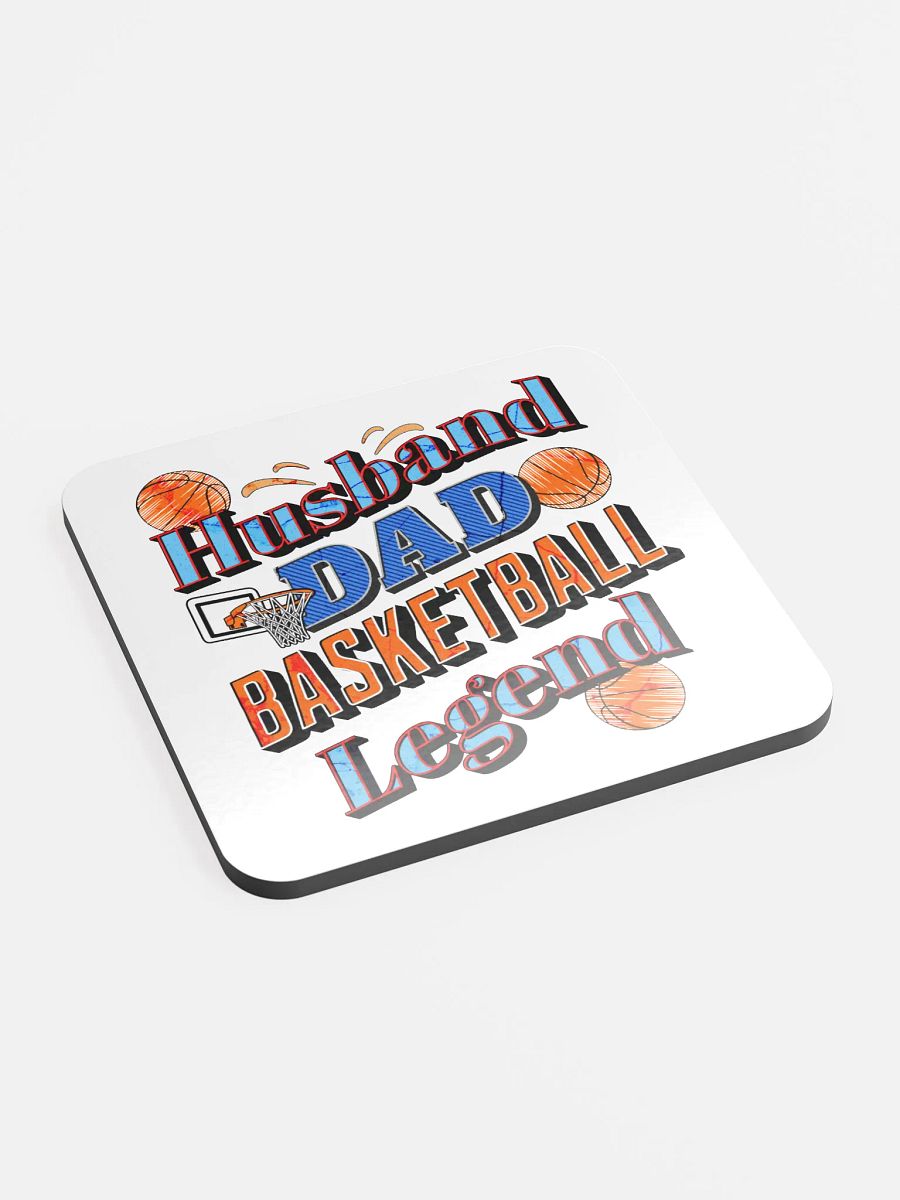 Husband Dad Basketball Legend Coaster product image (3)