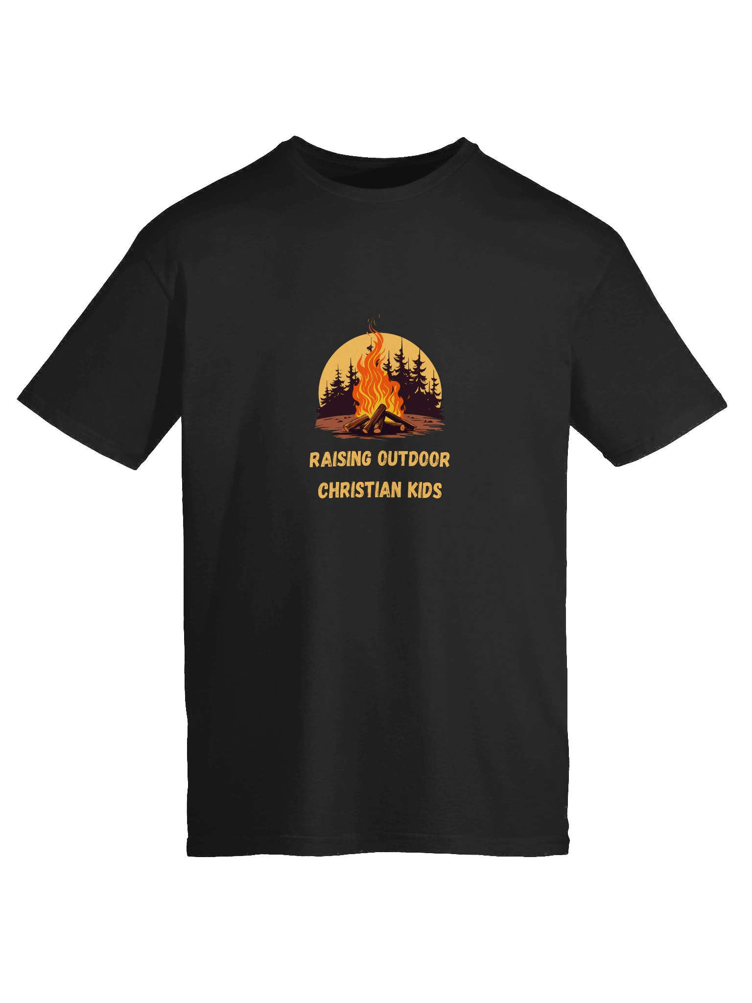 🔥 Raising Outdoor Christian Kids – Campfire Faith Unisex Tee product image (43)