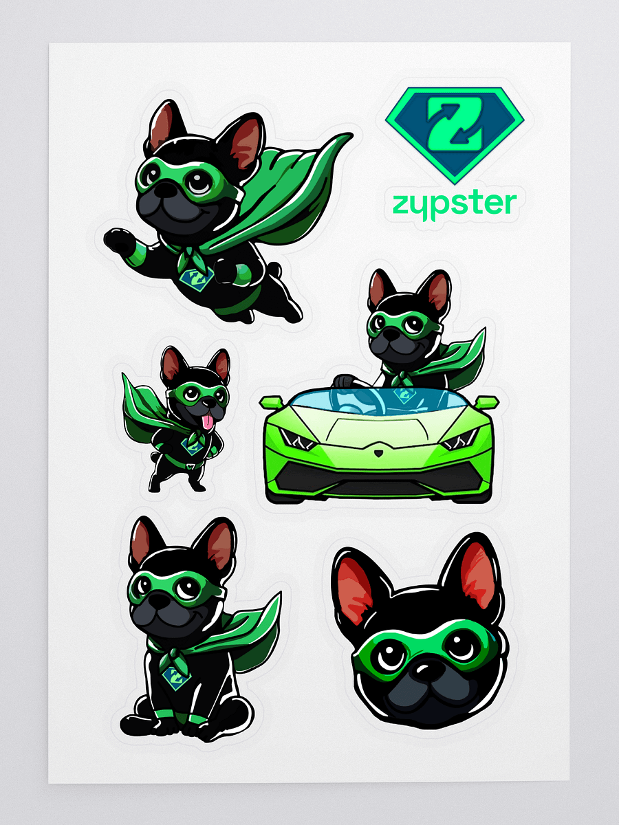 Zypster Kiss-Cut Sticker Sheet product image (3)