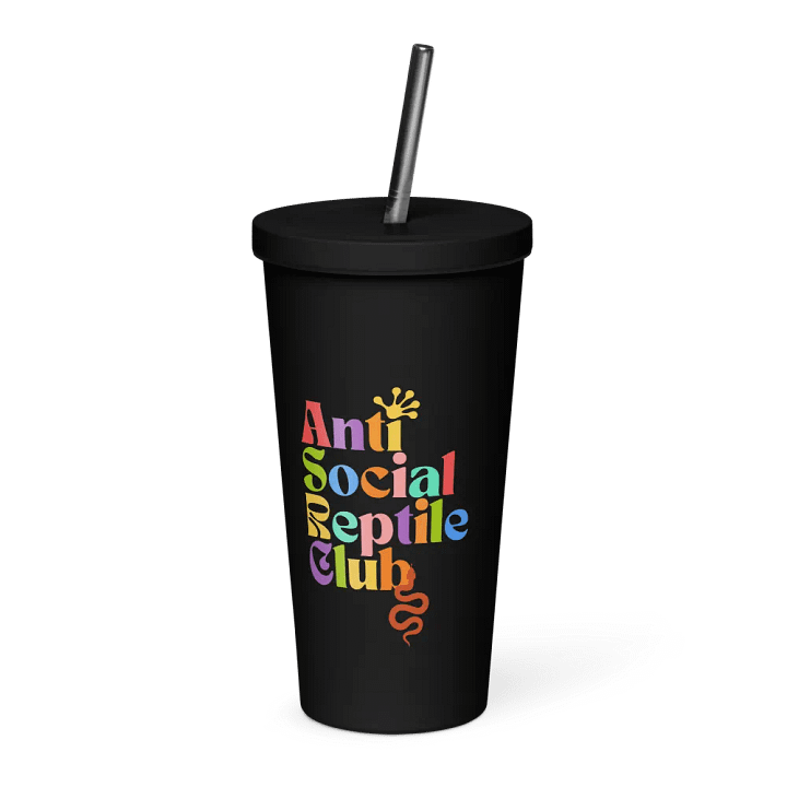 Colorful Insulated Tumbler: Anti Social Reptile Club Edition product image (1)