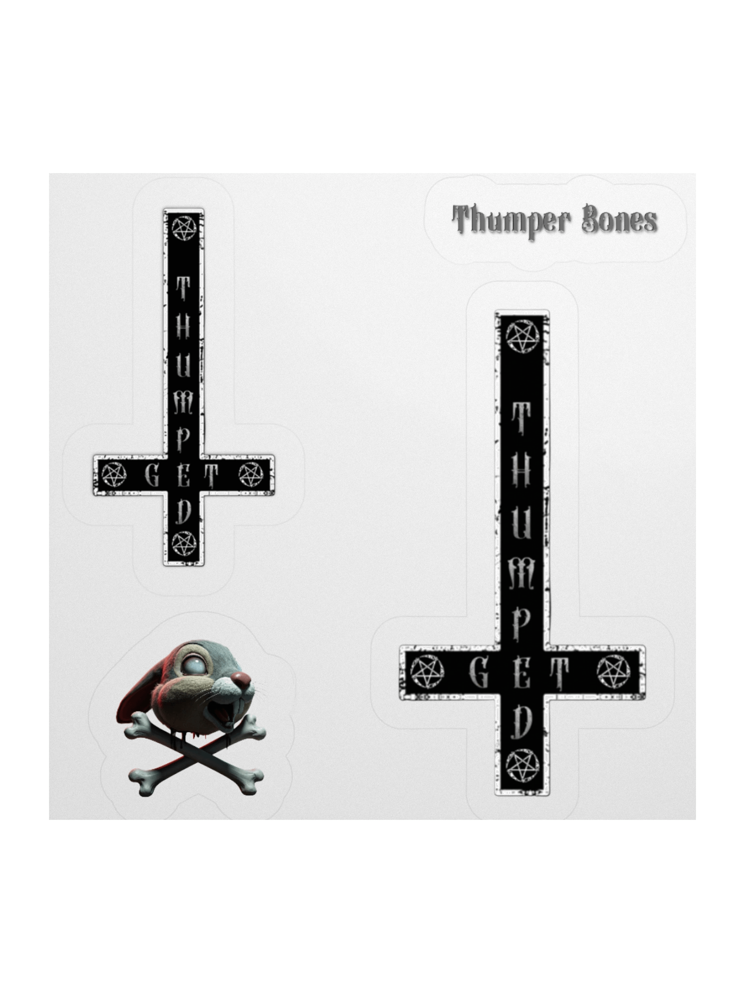 GET THUMPED (HALLOWEEN 2025 STICKERS) product image (2)