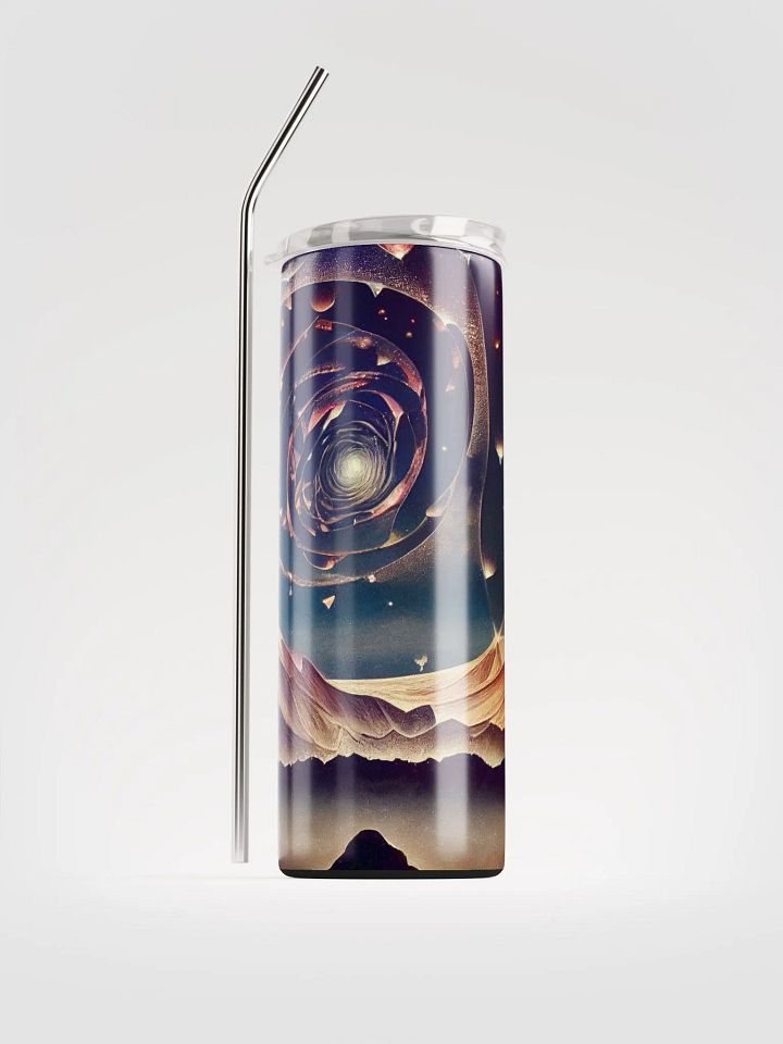 Cosmic Spiral Stainless Steel Tumbler product image (1)