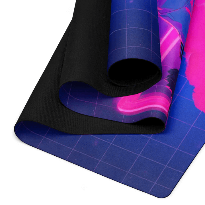 Neon Cat Yoga Mat product image (2)