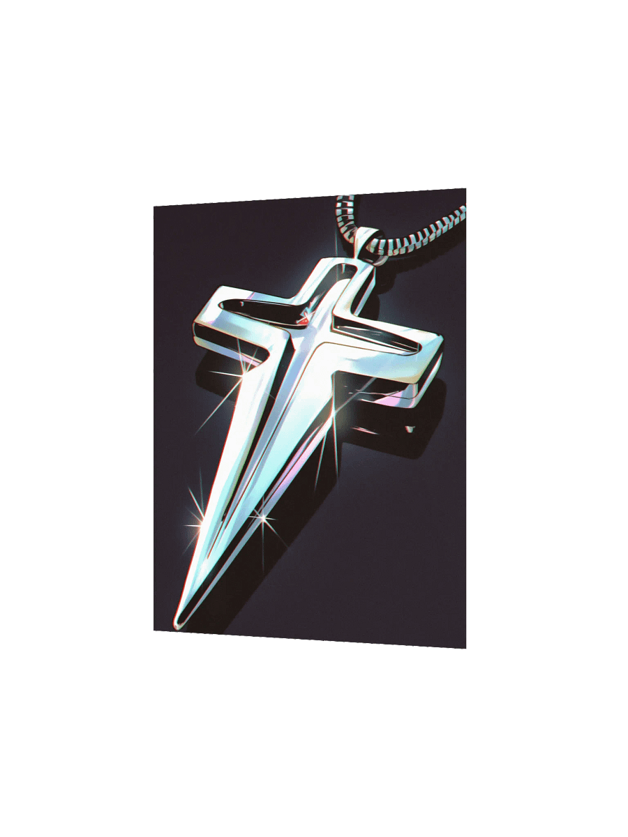 Metallic Cross Matte Poster product image (11)