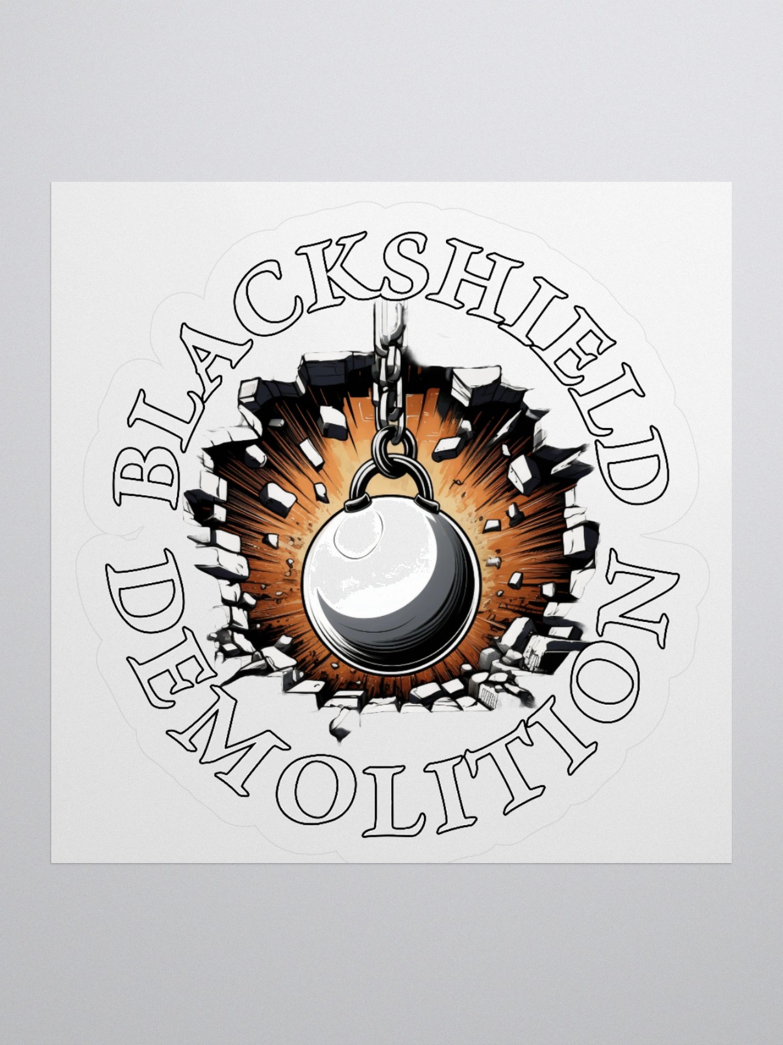Blackshield Demolition KissCut Sticker product image (2)