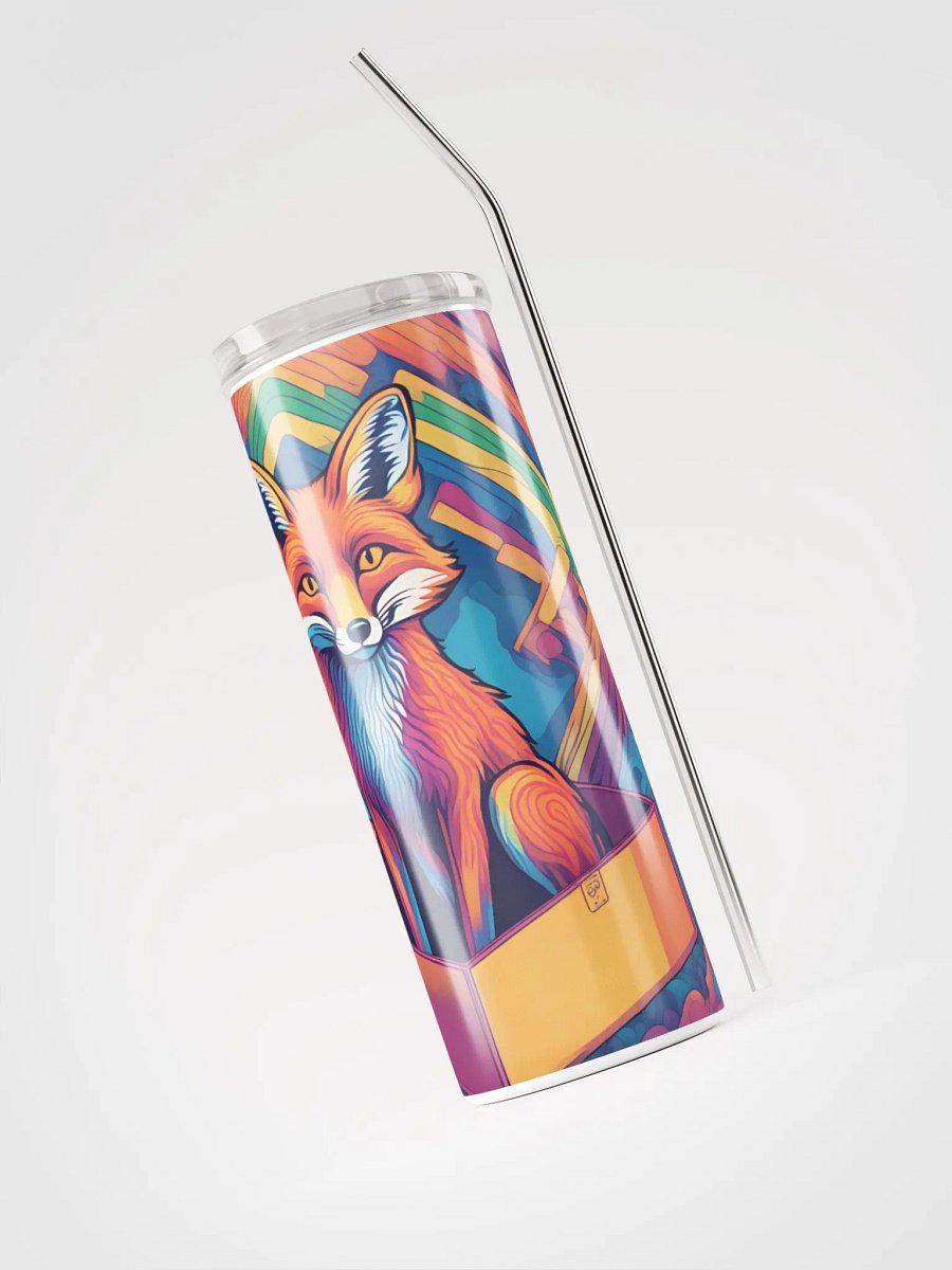 traveling cup psychodelic fox product image (3)