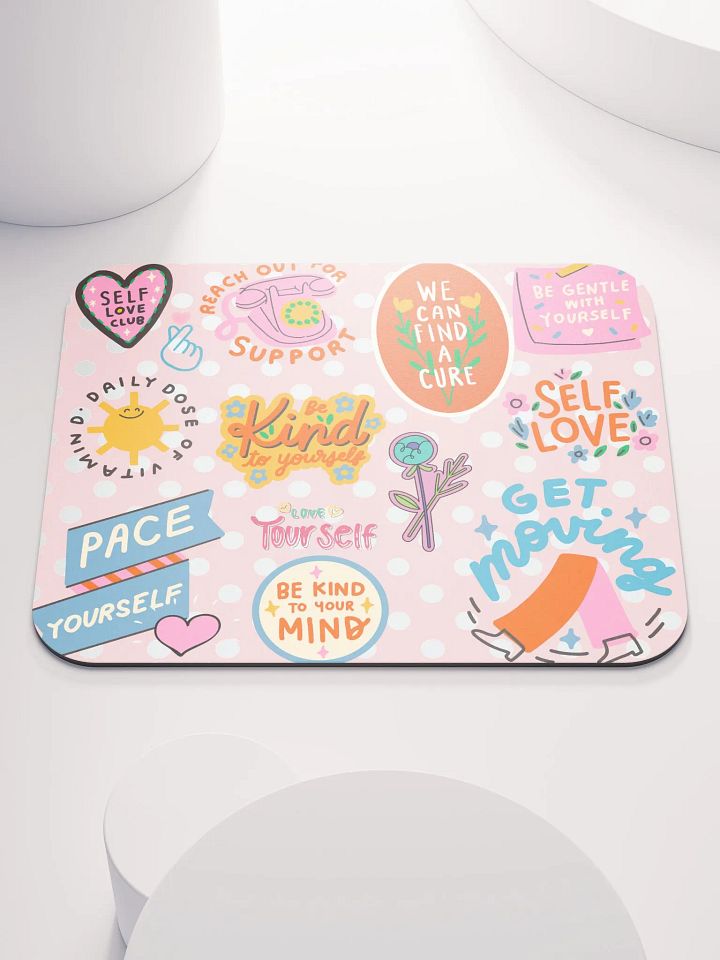 Motivational Patchwork Mouse Pad product image (1)