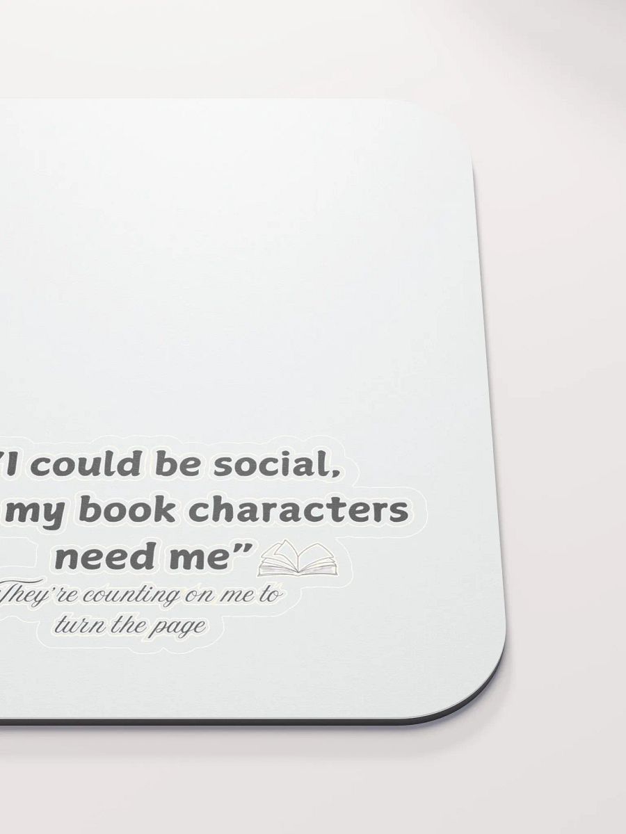 Book Characters Mouse Pad, Gifts for readers Bookworm gifts Funny mouse pad gift for book lovers Unique literary gifts product image (5)