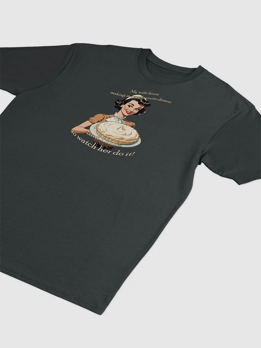 Watching Wife Make Dessert Men's heavyweight Cream Pie Shirt product image (13)