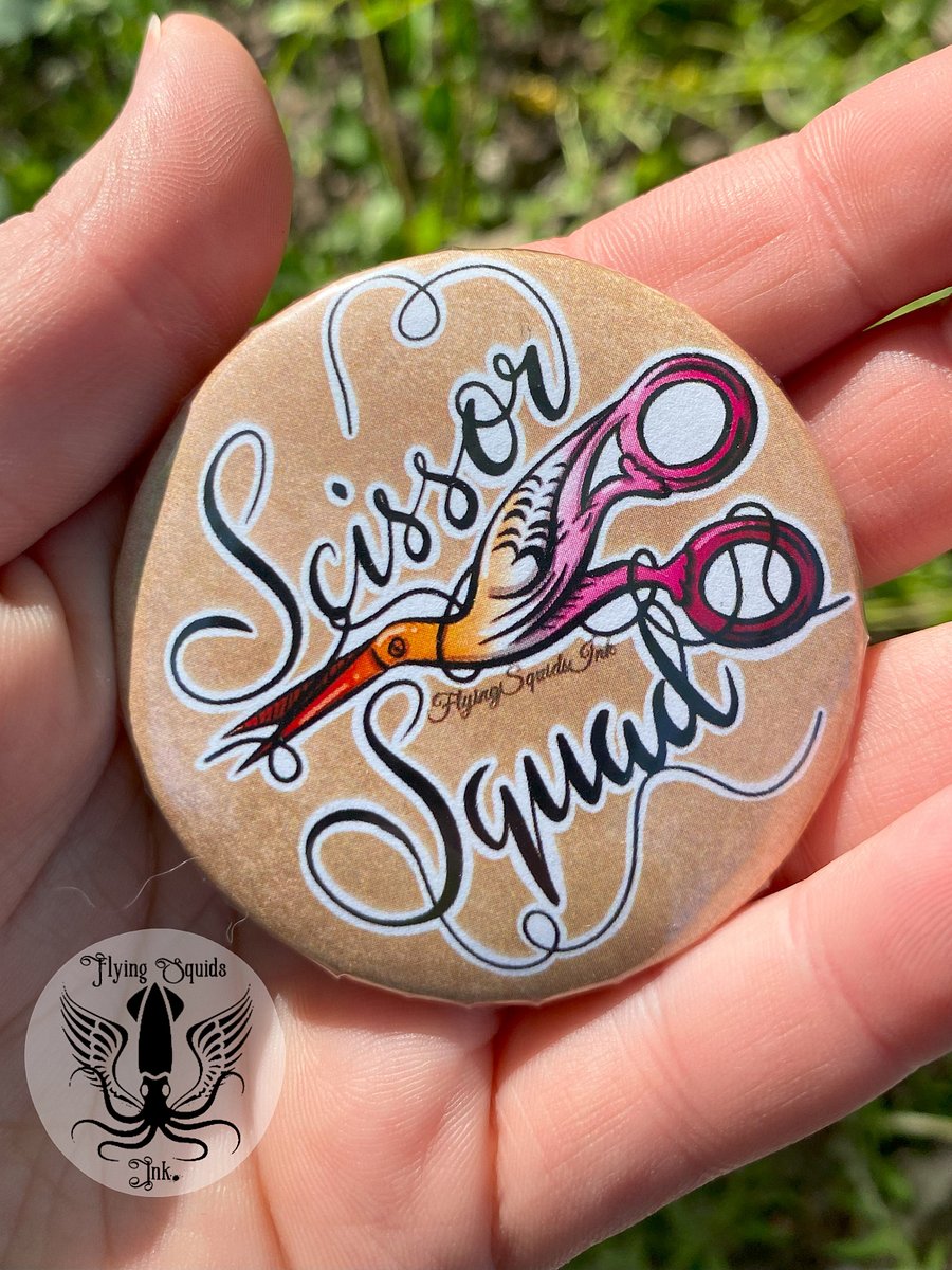 Button- Scissor Squad product image (1)