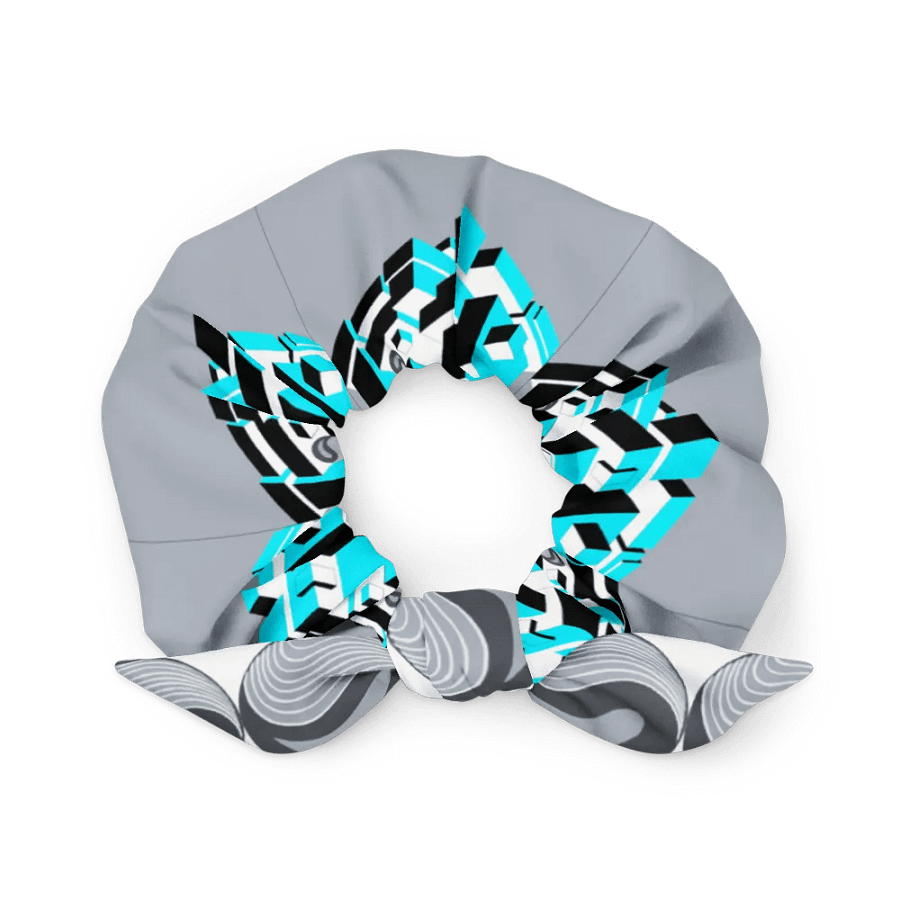 Teal Cluster Scrunchie product image (1)