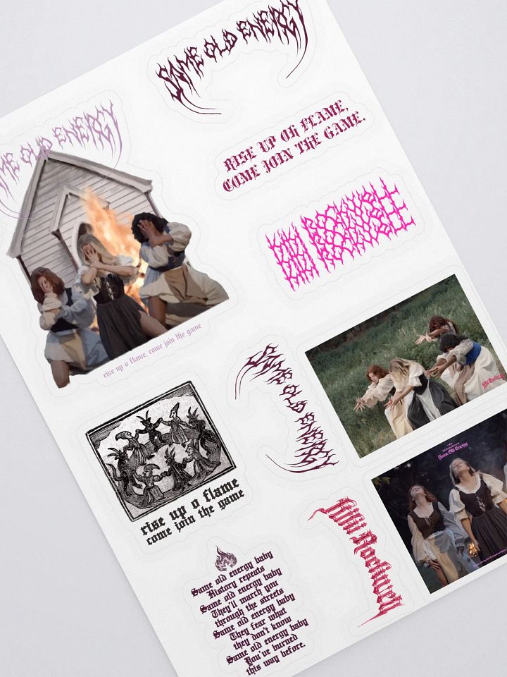 'Same Old Energy' Official Stickers product image (2)