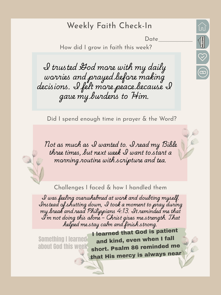 90-day Christian Planner and Journal product image (6)