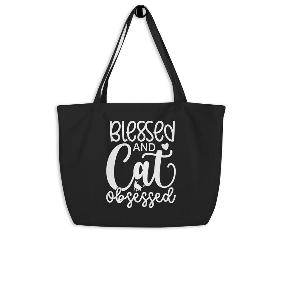 Blessed And Cat Obsessed Bag product image (8)