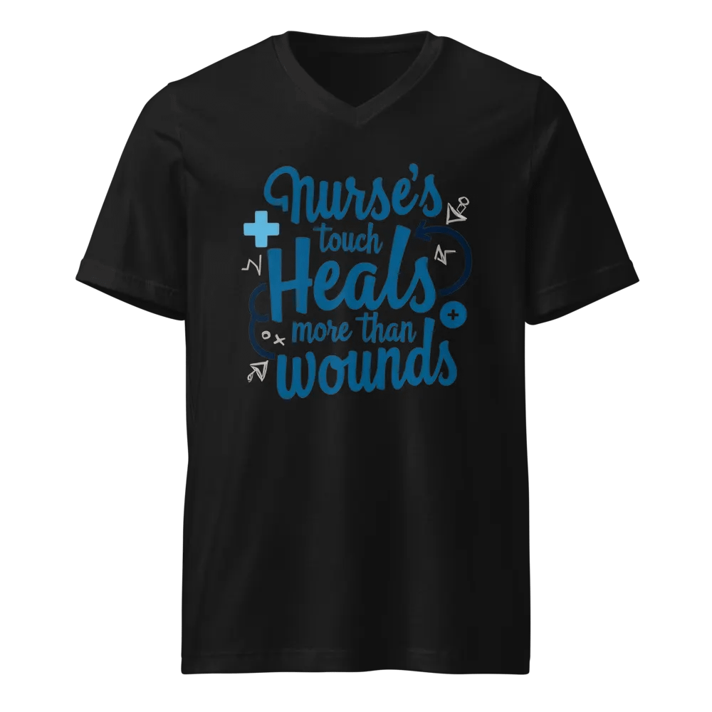 Nurse's Touch V-Neck Tee product image (1)
