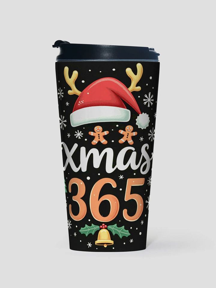 Festive Xmas 365 Stainless Steel Travel Mug product image (1)