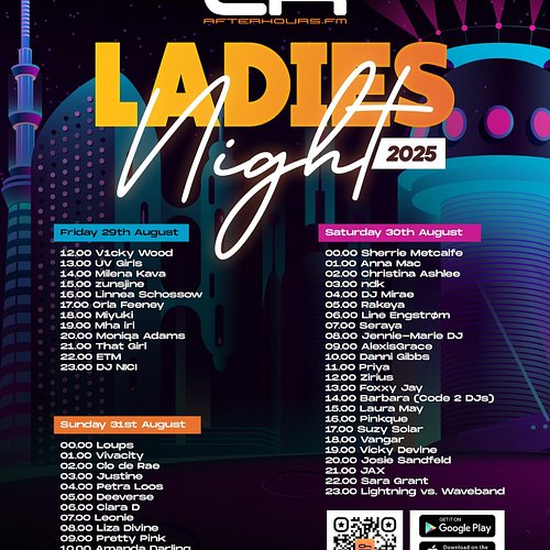 Proud to present Ladies Night 2025 – a special 3-day celebration featuring an incredible lineup of talented female DJs from a...