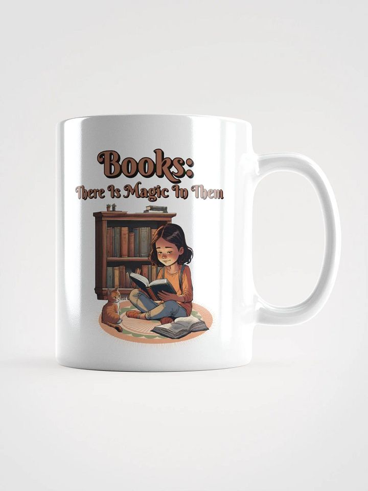 Books: There Is Magic In Them White Mug product image (3)