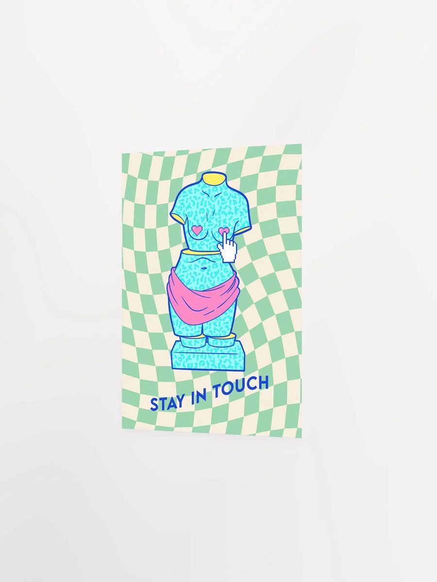 Retrowave poster/Vaporwave print: Stay In Touch. Aphrodite, Venus de Milo — anime poster, aesthetic poster, video game poster, 90s decor product image (8)