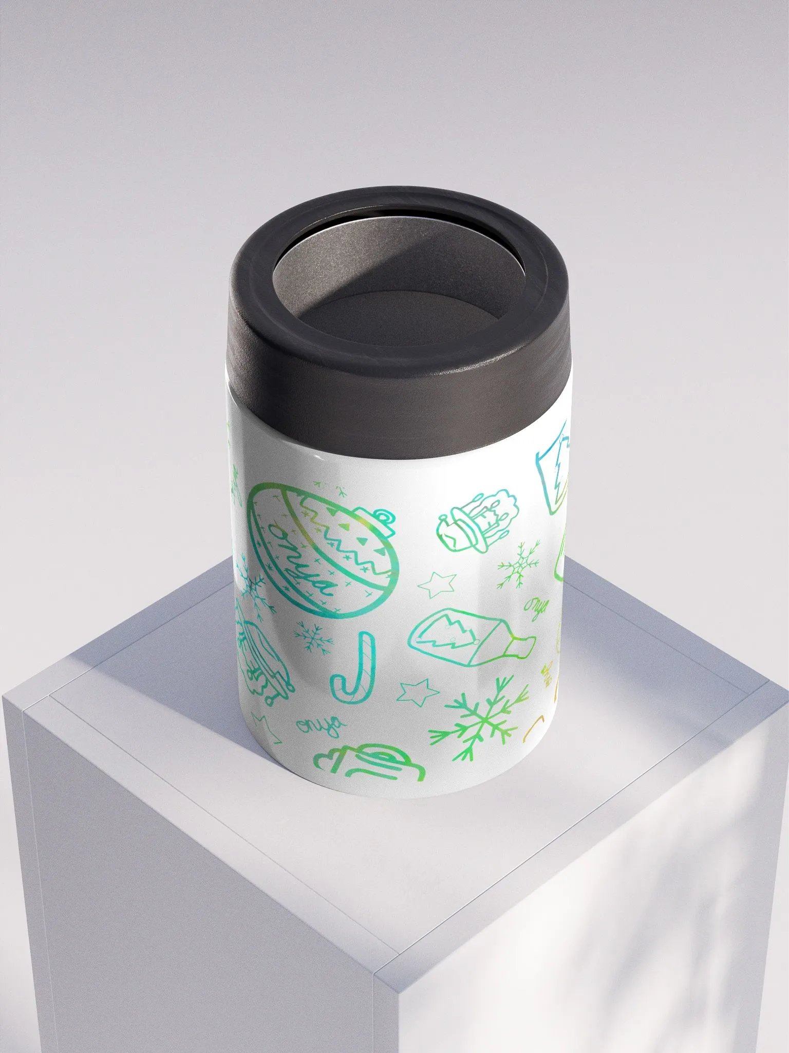 Limited Edition Christmas Rainbow Stubbie Holder product image (4)