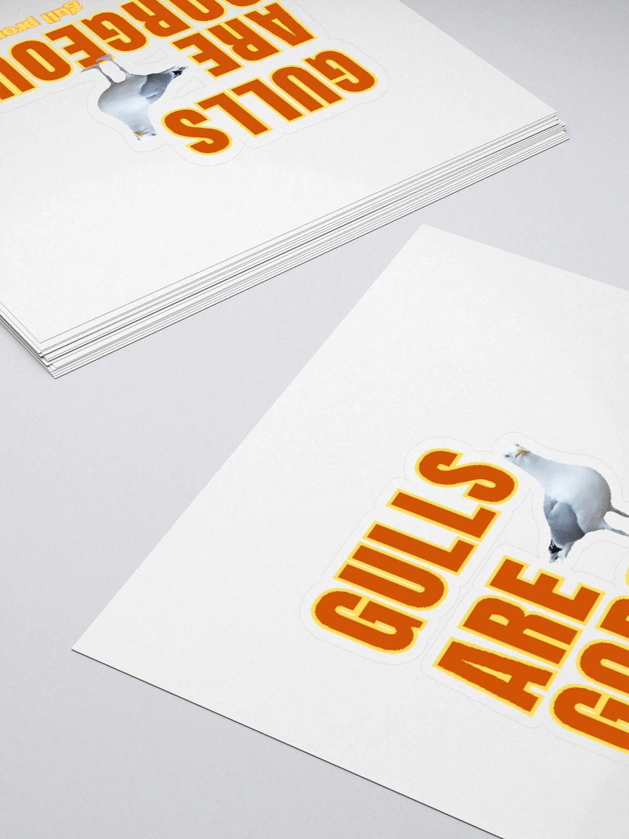 Gulls are Gorgeous - Gull Propaganda Kiss Cut Stickers product image (12)