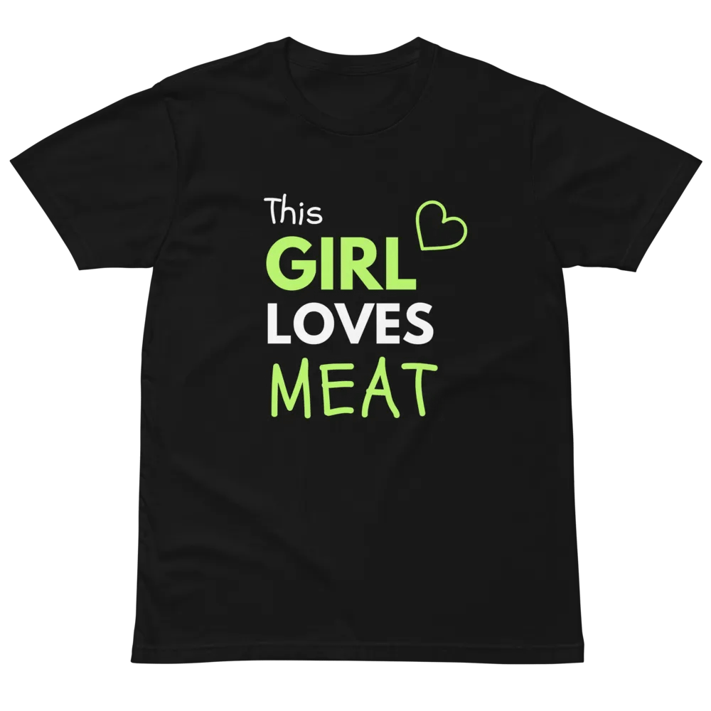 This Girl Loves Meat Unisex Premium T-Shirt product image (2)