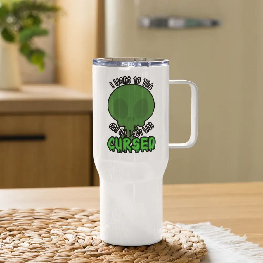 All I Got Was Cursed - Hunter - Travel Mug w/Handle product image (11)