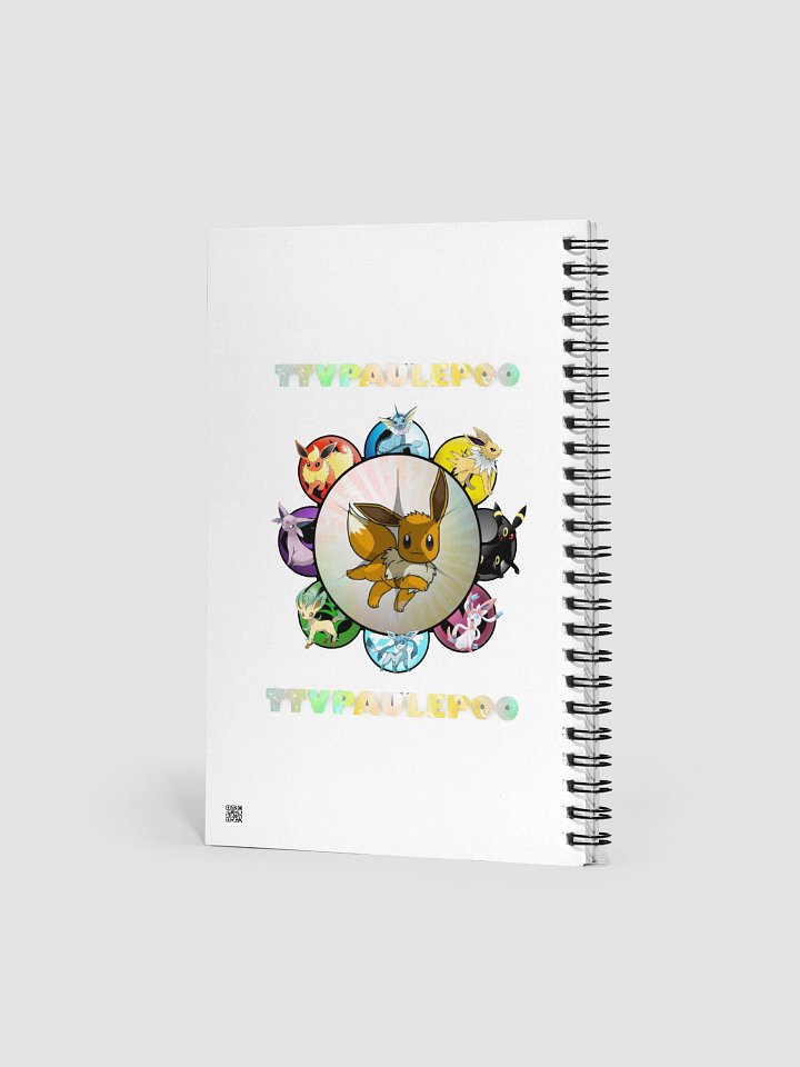 Eevee and Evolution Spiral Notebook product image (2)