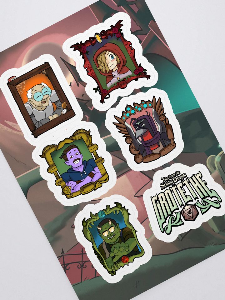 Grotethe Portraits Sticker Sheet product image (1)