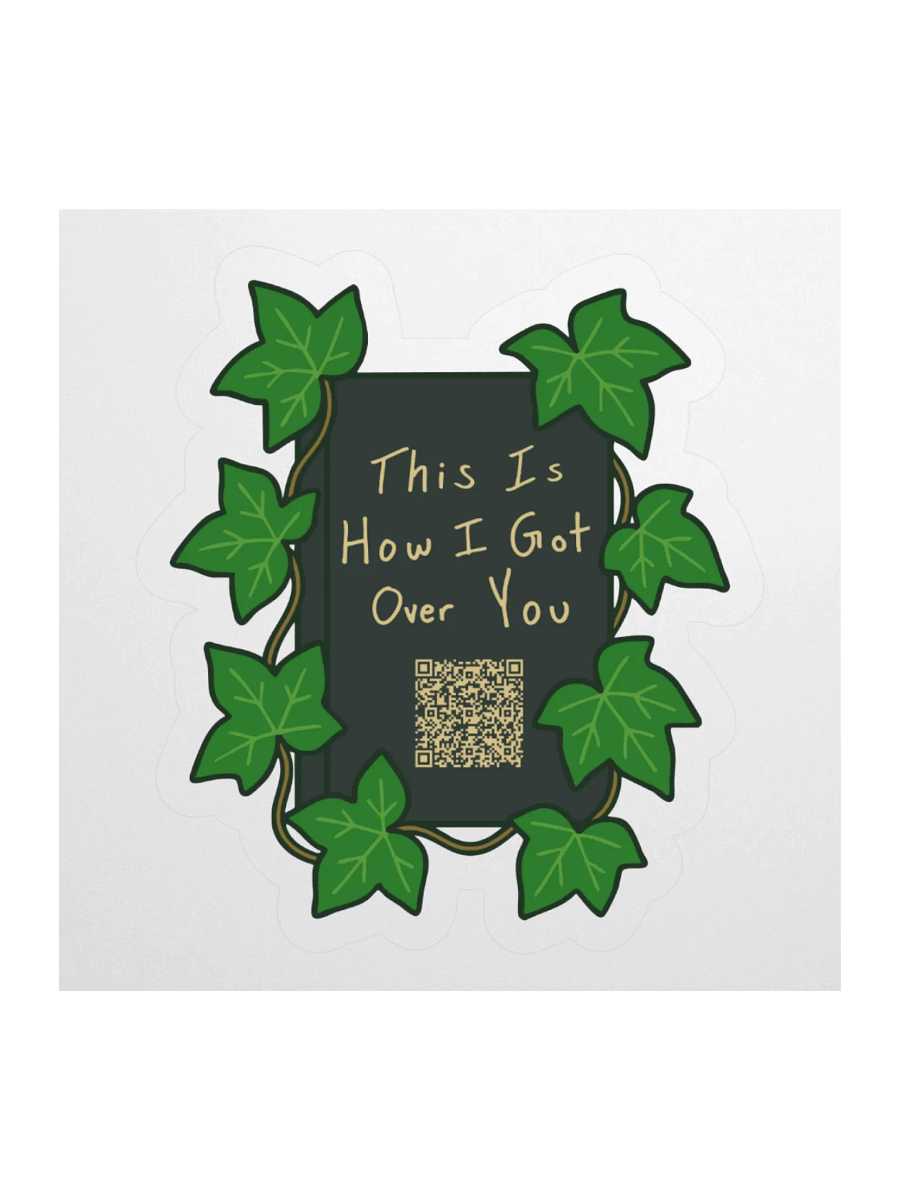 This Is How I Got Over You Cover QR Code Sticker product image (1)