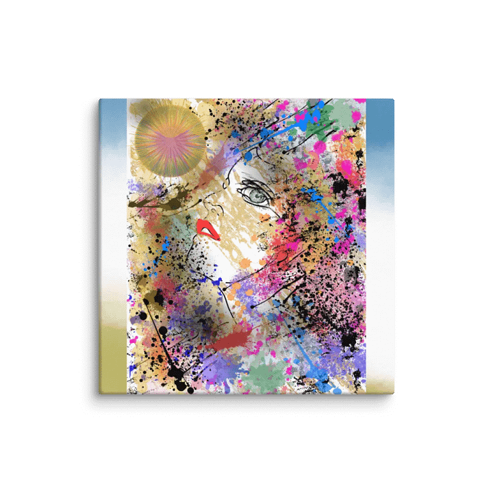 Splattered Beauty Canvas product image (1)